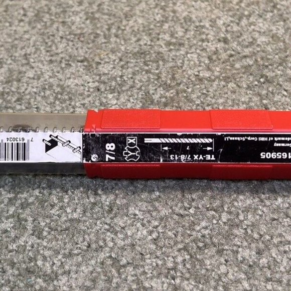 Brand NEW! HILTI #2165905 TE-YX 7/8"-13" Concrete Hammer Drill Bit With Case!! - Picture 3 of 3